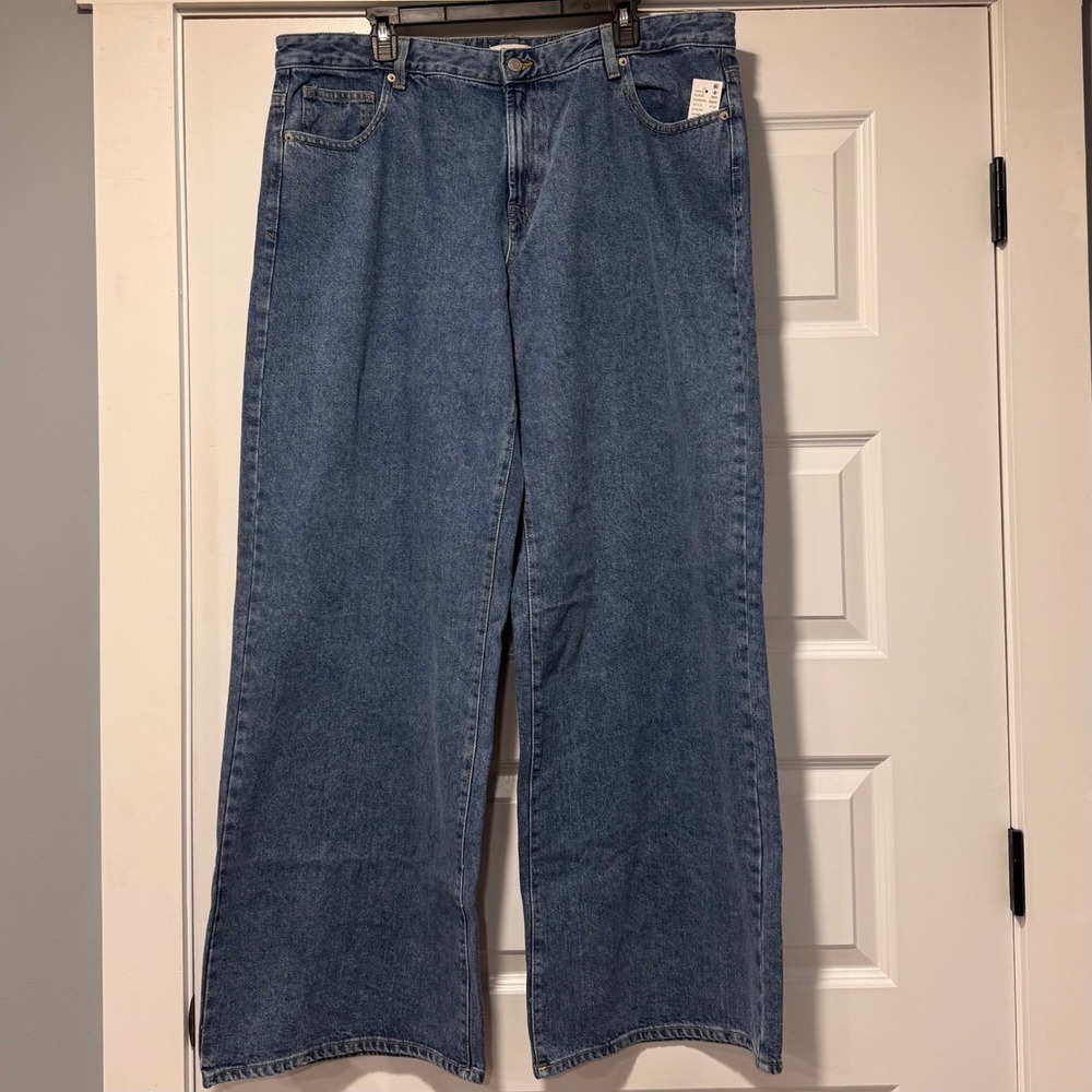 PacSun Casey Low Rise Baggy Jeans Medium Wash 34x33 NWT 100% Cotton - Picture 2 of 9
